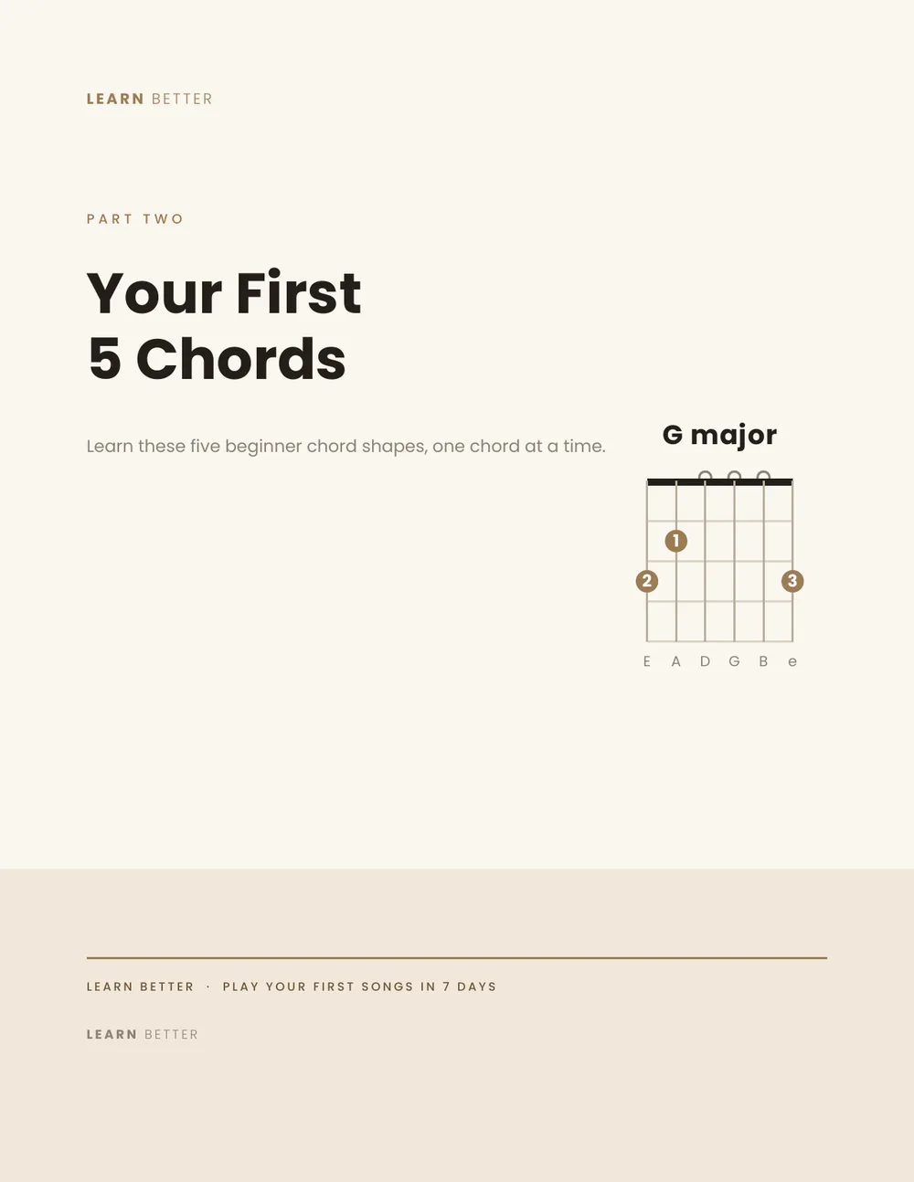 First 5 chords preview